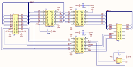 A generic optimised 16-bit LCD adaptor for the Arduino | Andys Workshop
