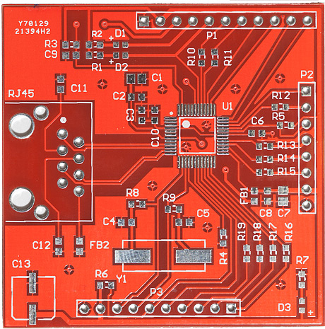 Supports RMII Interface Phy 3.3V Supply Supports HP Auto-MDIX Ethernet Module High-Performance 10//100 Ethernet Transceiver Original DP83848C Chip Onboard.