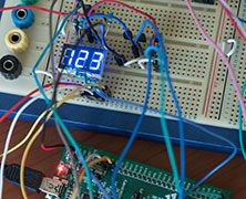 Directly driving a 7-segment LED display with the STM32
