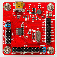 A development board for the STM32F042 TSSOP package