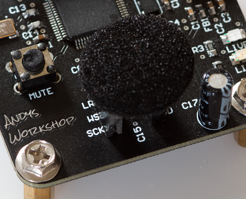 Fixing the USB microphone mute button click Andys